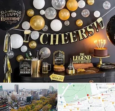 فروشگاه تم تولد در بلوار کشاورز 