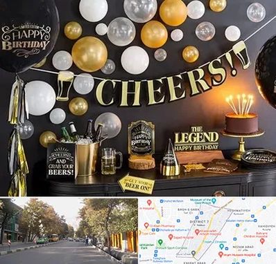 فروشگاه تم تولد در شریعتی 