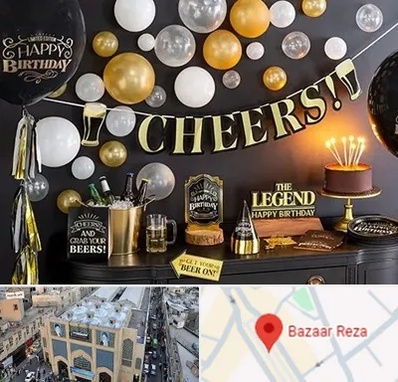 فروشگاه تم تولد در بازار رضا مشهد