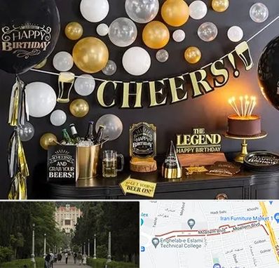 فروشگاه تم تولد در بلوار معلم رشت 