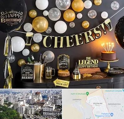 فروشگاه تم تولد در ولنجک 