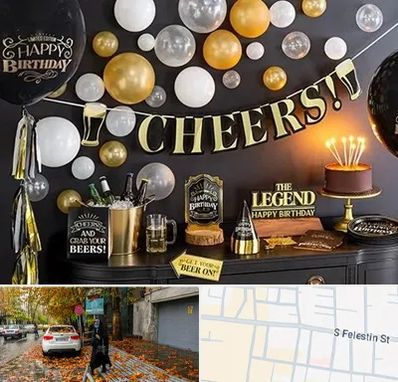 فروشگاه تم تولد در خیابان فلسطین