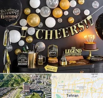 فروشگاه تم تولد در شمال تهران 