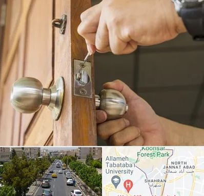 قفل ساز سیار در شهران 