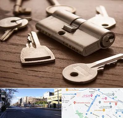 کلید سازی سیار در خیابان ملاصدرا شیراز