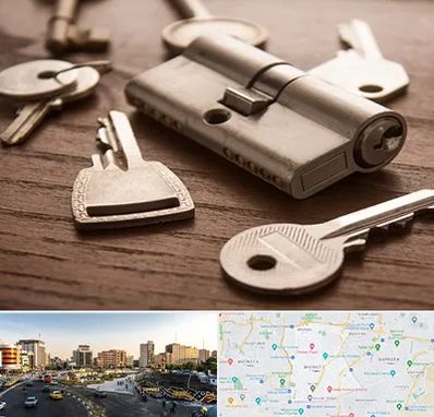 کلید سازی سیار در منطقه 7 تهران 