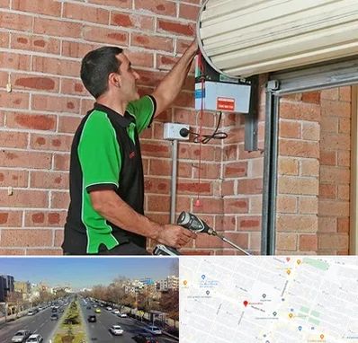 تعمیر جک درب پارکینگ در بلوار معلم مشهد 