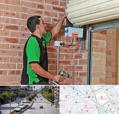 تعمیر جک درب پارکینگ در خیابان زند شیراز