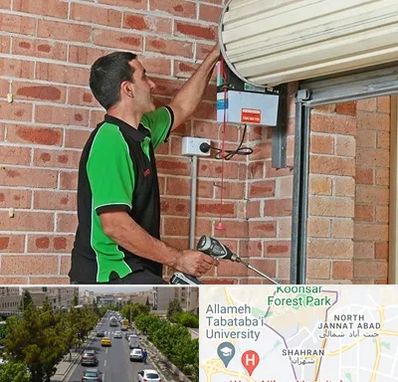 تعمیر جک درب پارکینگ در شهران 