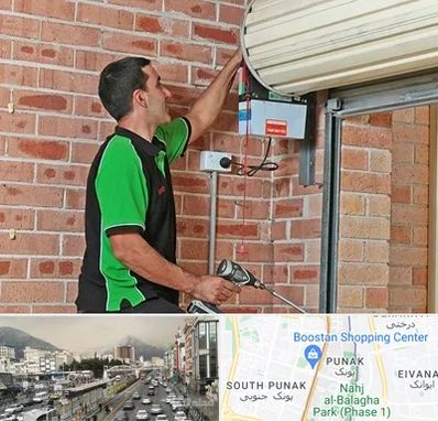 تعمیر جک درب پارکینگ در پونک 