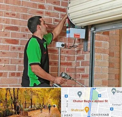 تعمیر جک درب پارکینگ در چهارباغ اصفهان