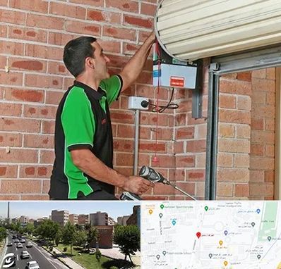 تعمیر جک درب پارکینگ در شهرک آزمایش 