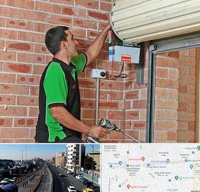 تعمیر جک درب پارکینگ در پیروزی 