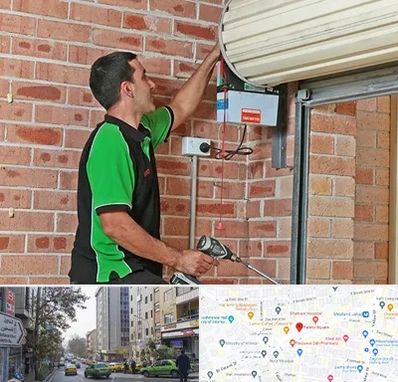 تعمیر جک درب پارکینگ در فاطمی 