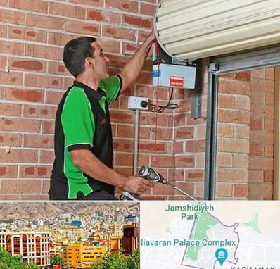 تعمیر جک درب پارکینگ در نیاوران 