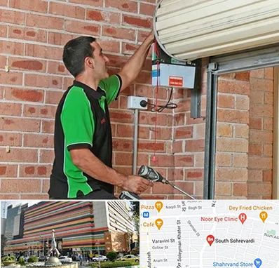 تعمیر جک درب پارکینگ در سهروردی 