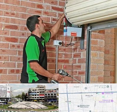 تعمیر جک درب پارکینگ در مرکز تهران