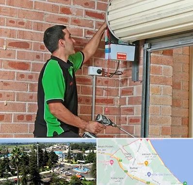 تعمیر جک درب پارکینگ در رودسر