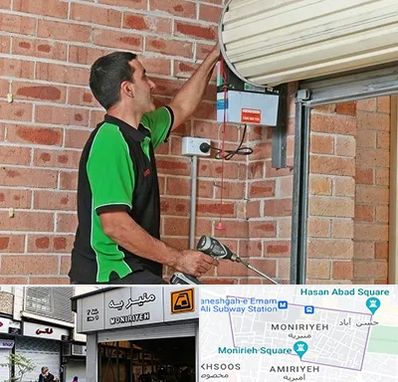 تعمیر جک درب پارکینگ در منیریه 