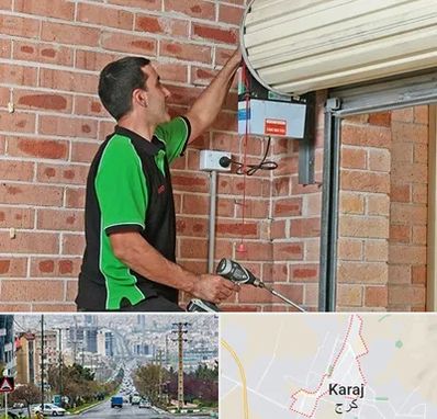 تعمیر جک درب پارکینگ در گوهردشت کرج 