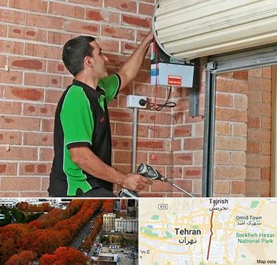 تعمیر جک درب پارکینگ در ولیعصر 