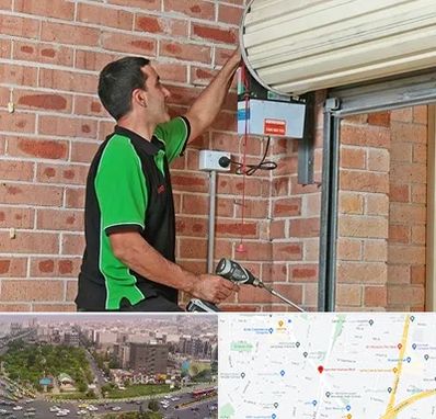 تعمیر جک درب پارکینگ در آیت الله کاشانی 