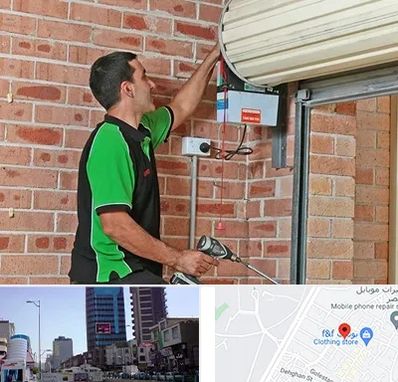 تعمیر جک درب پارکینگ در چهارراه طالقانی کرج