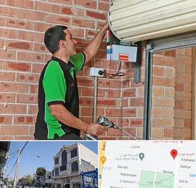 تعمیر جک درب پارکینگ در افسریه 