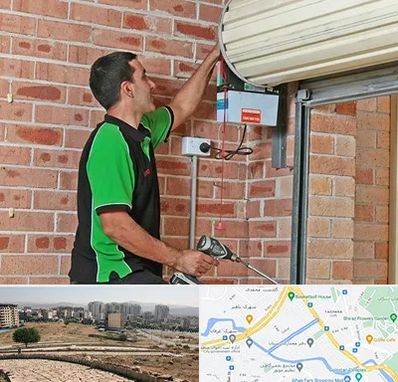 تعمیر جک درب پارکینگ در کوی وحدت شیراز