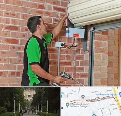 تعمیر جک درب پارکینگ در بلوار معلم رشت 