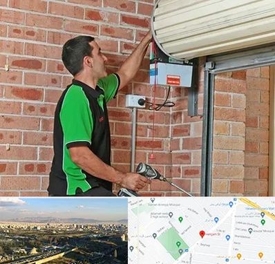 تعمیر جک درب پارکینگ در هنگام 