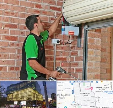 تعمیر جک درب پارکینگ در جمهوری 