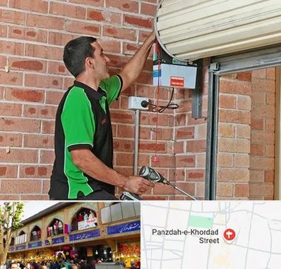 تعمیر جک درب پارکینگ در 15 خرداد