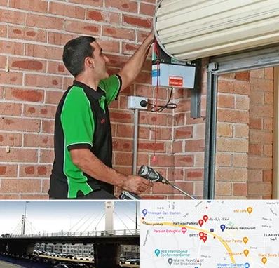 تعمیر جک درب پارکینگ در پارک وی 