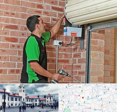 تعمیر جک درب پارکینگ در میدان شهرداری رشت