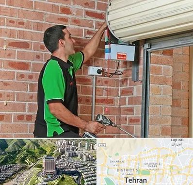 تعمیر جک درب پارکینگ در شمال تهران 