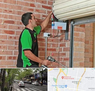 تعمیر جک درب پارکینگ در ظفر 