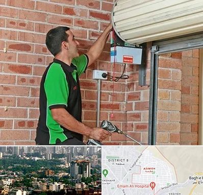 تعمیر جک درب پارکینگ در عظیمیه کرج 