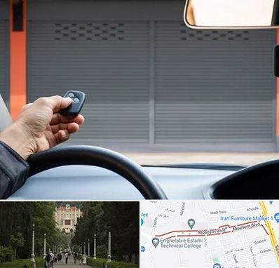 ساخت ریموت پارکینگ در بلوار معلم رشت 