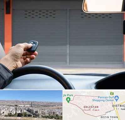 ساخت ریموت پارکینگ در شهرک گلستان شیراز