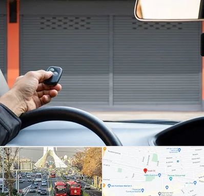 ساخت ریموت پارکینگ در خیابان آزادی 