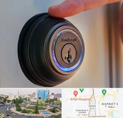 قفل فروشی در ونک 