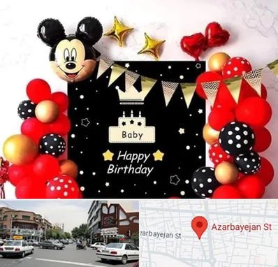 عمده فروشی تم تولد در خیابان آذربایجان