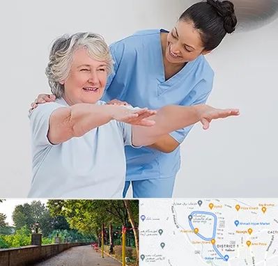 فیزیوتراپی در فلکه گاز رشت