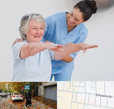 فیزیوتراپی در خیابان فلسطین