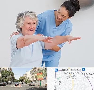 فیزیوتراپی در چهارصد دستگاه