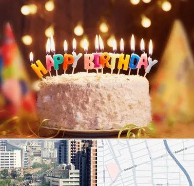 لوازم جشن تولد در خیابان بهشتی