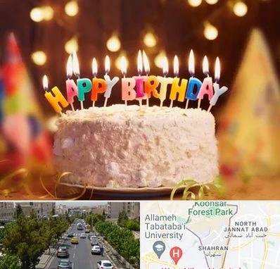 لوازم جشن تولد در شهران 