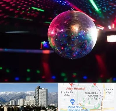 اجاره رقص نور در شهرک غرب 