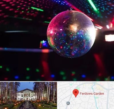 اجاره رقص نور در باغ فردوس